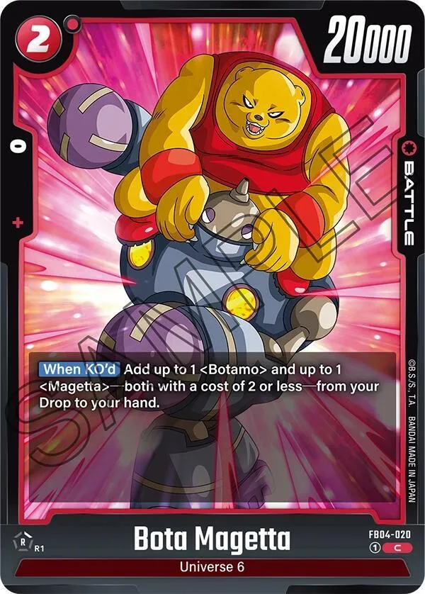 Bota Magetta — Ultra Limit — Dragon Ball Super: Fusion World