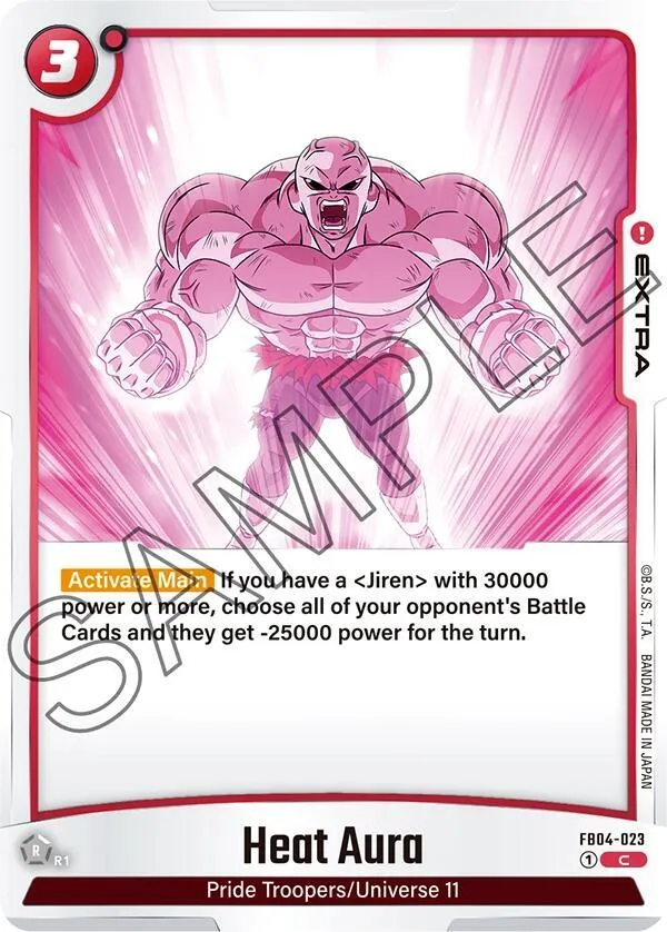 Heat Aura — Ultra Limit — Dragon Ball Super: Fusion World