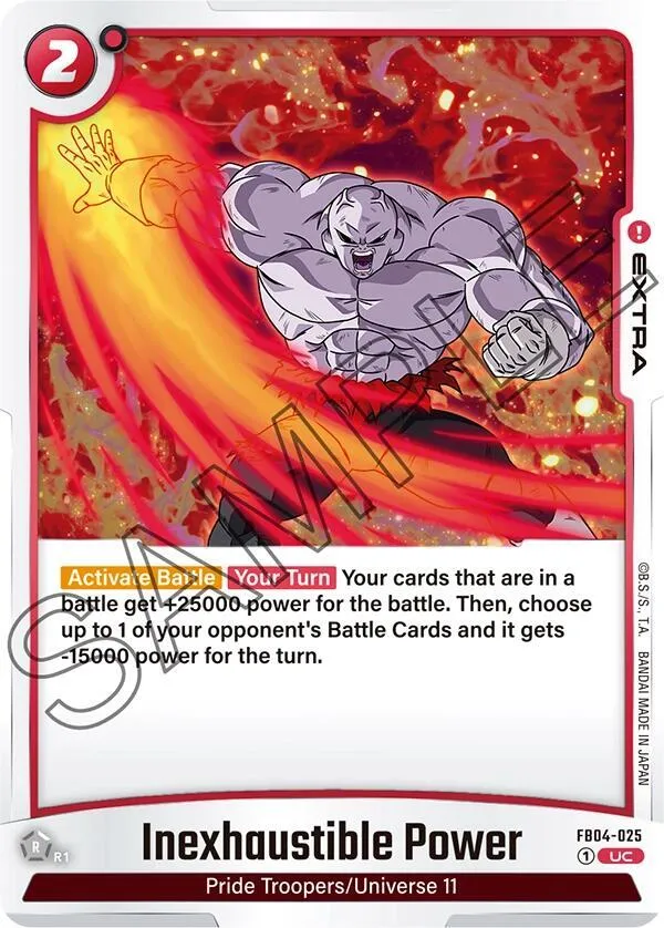 Inexhaustible Power — Ultra Limit — Dragon Ball Super: Fusion World