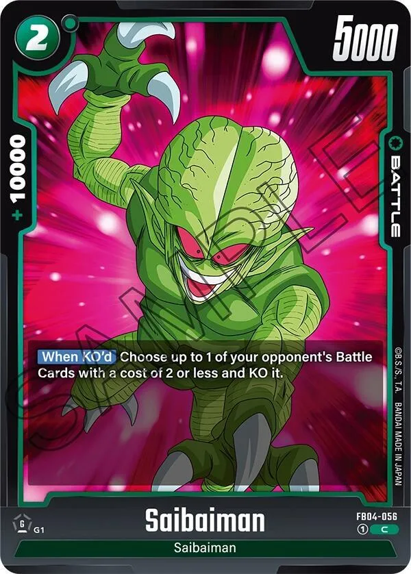 Saibaiman — Ultra Limit — Dragon Ball Super: Fusion World