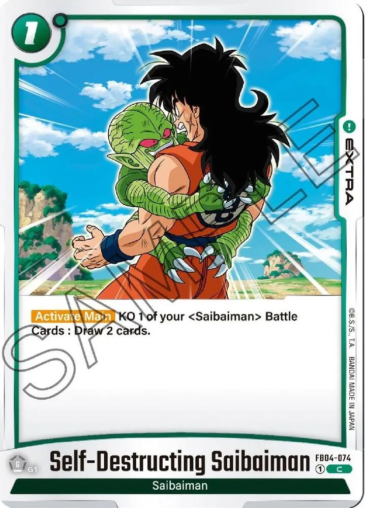 Self-Destructing Saibaiman — Ultra Limit — Dragon Ball Super: Fusion World