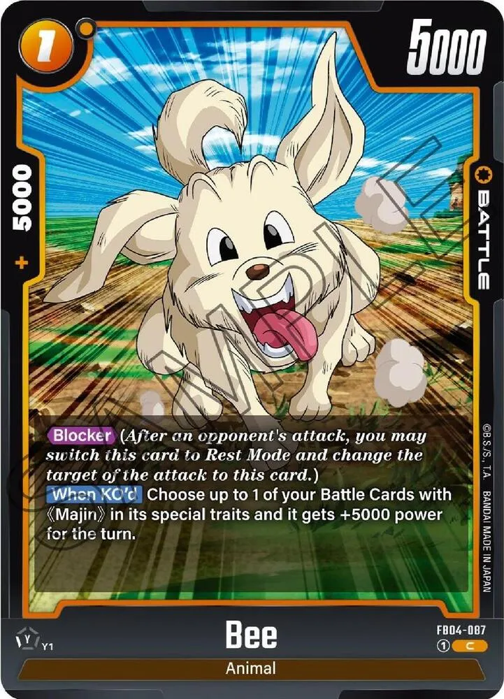 Bee — Ultra Limit — Dragon Ball Super: Fusion World