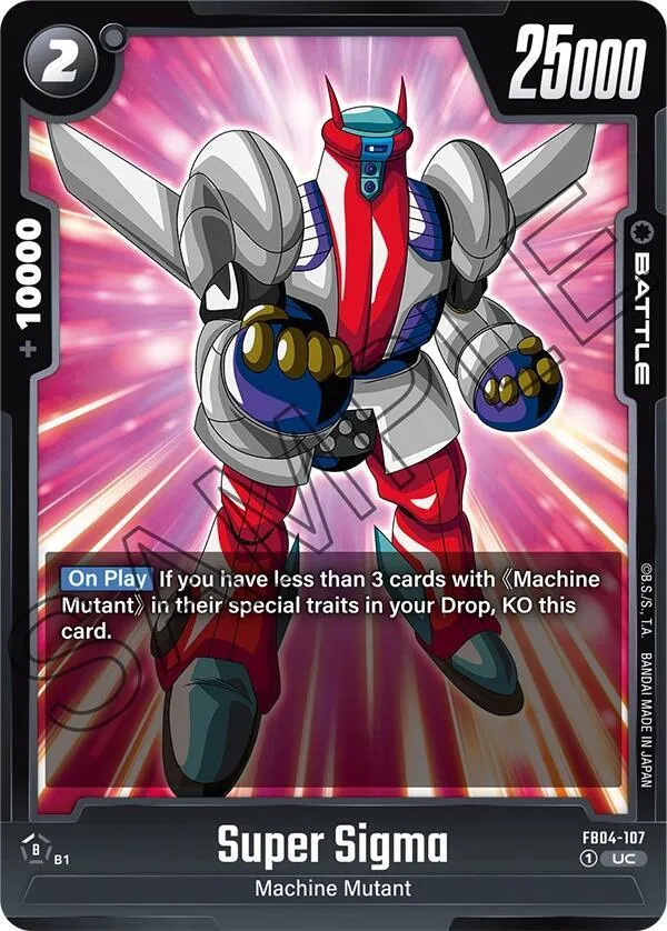 Super Sigma — Ultra Limit — Dragon Ball Super: Fusion World