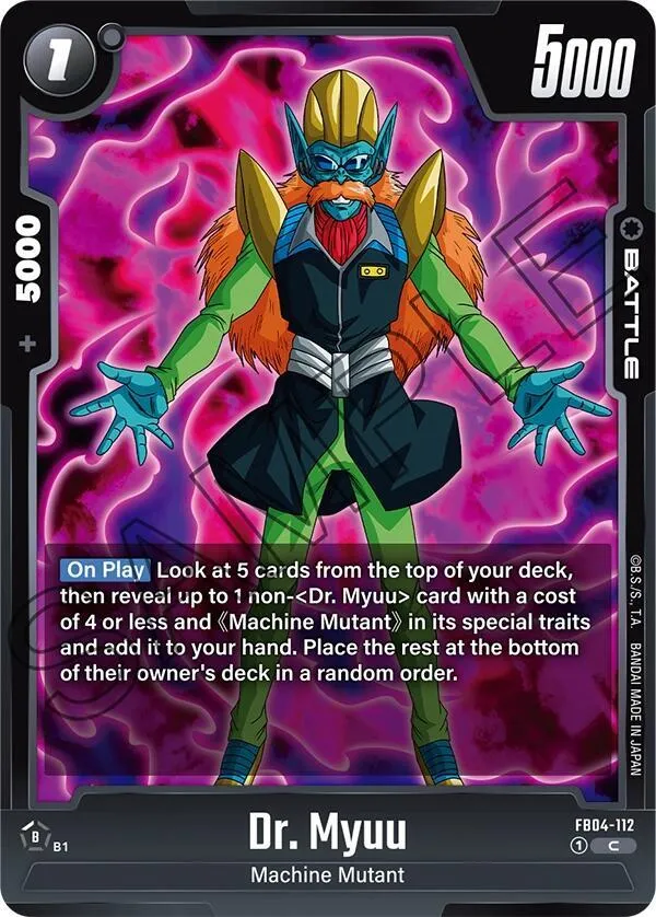 Dr. Myuu — Ultra Limit — Dragon Ball Super: Fusion World