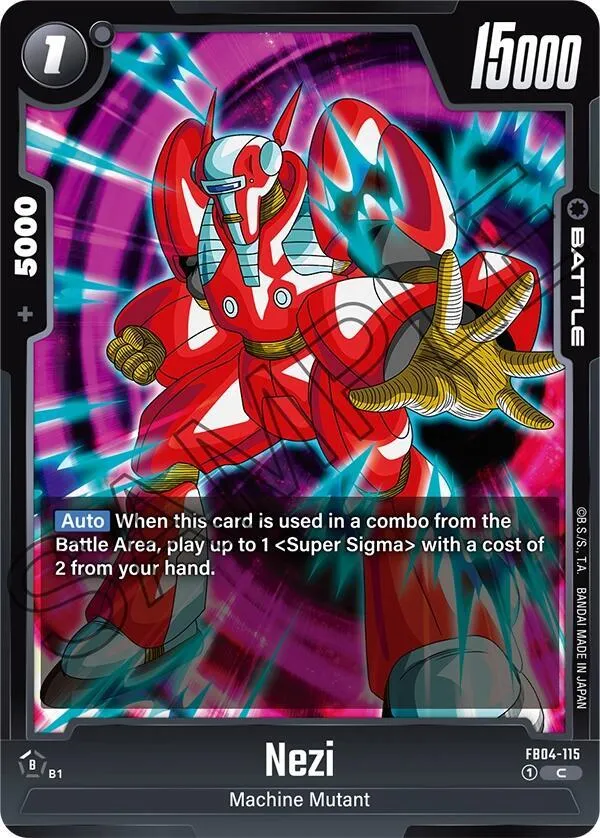 Nezi — Ultra Limit — Dragon Ball Super: Fusion World