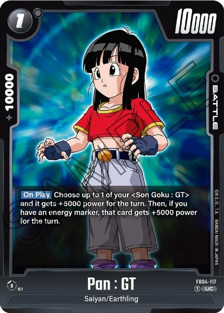 Pan : GT — Ultra Limit — Dragon Ball Super: Fusion World