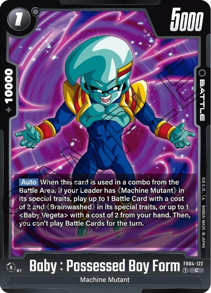 Baby : Possessed Boy Form — Ultra Limit — Dragon Ball Super: Fusion World
