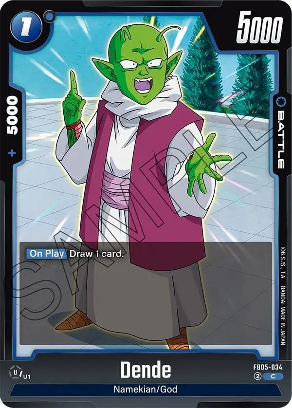 Dende - FB05-034 — New Adventure — Dragon Ball Super: Fusion World
