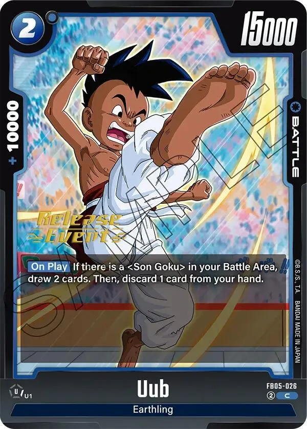 Uub — New Adventure Release Event Cards — Dragon Ball Super: Fusion World