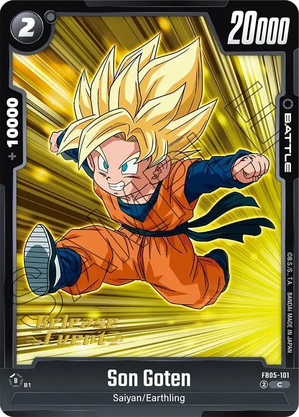 Son Goten — New Adventure Release Event Cards — Dragon Ball Super: Fusion World
