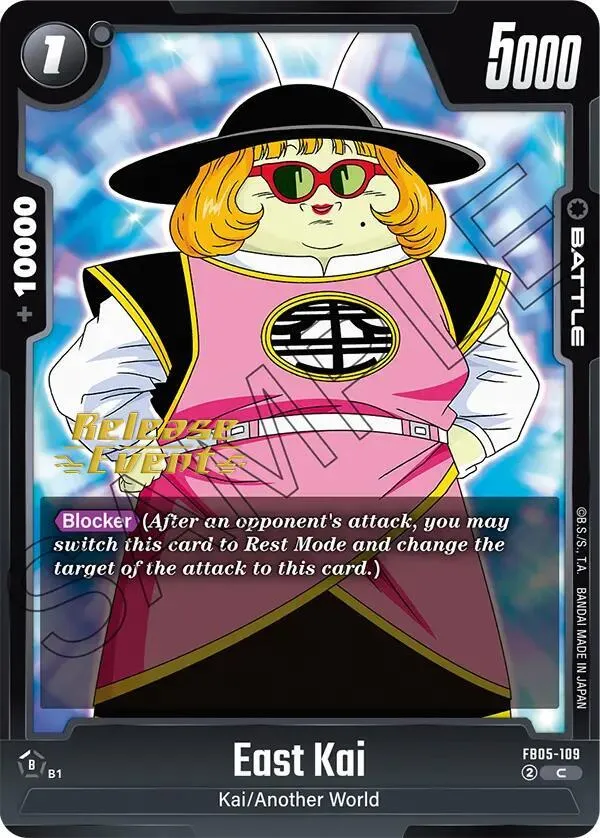 East Kai — New Adventure Release Event Cards — Dragon Ball Super: Fusion World