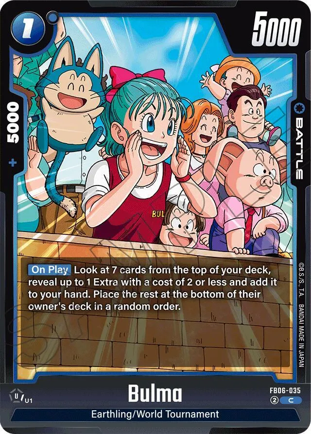 Bulma — Rivals Clash — Dragon Ball Super: Fusion World