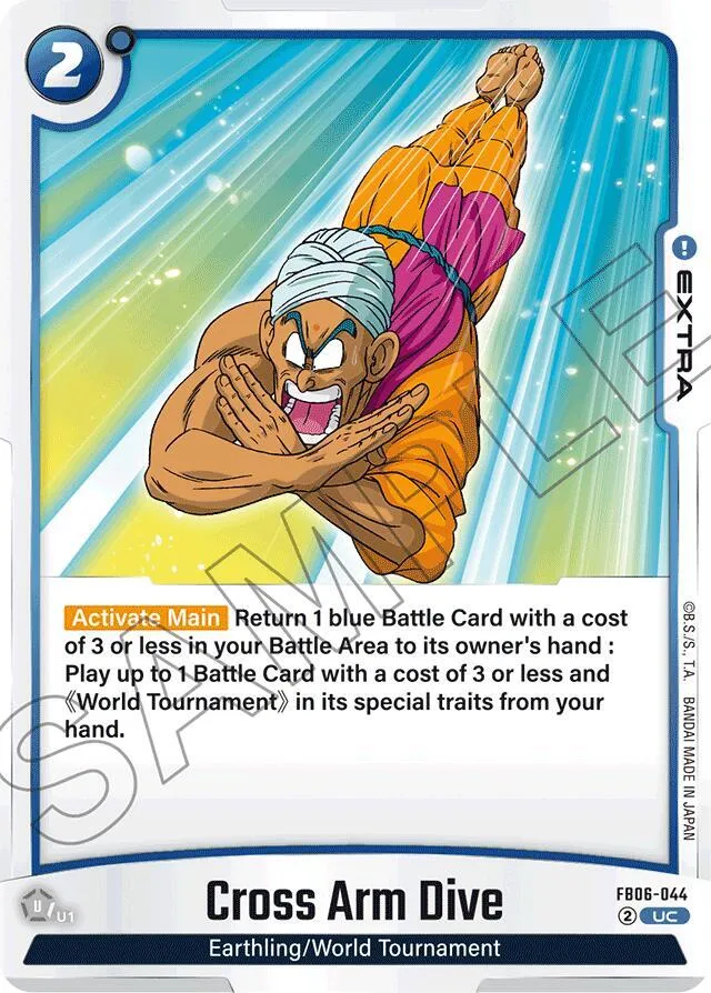 Cross Arm Dive — Rivals Clash — Dragon Ball Super: Fusion World