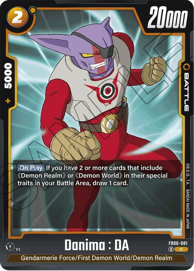 Danima : DA — Rivals Clash — Dragon Ball Super: Fusion World