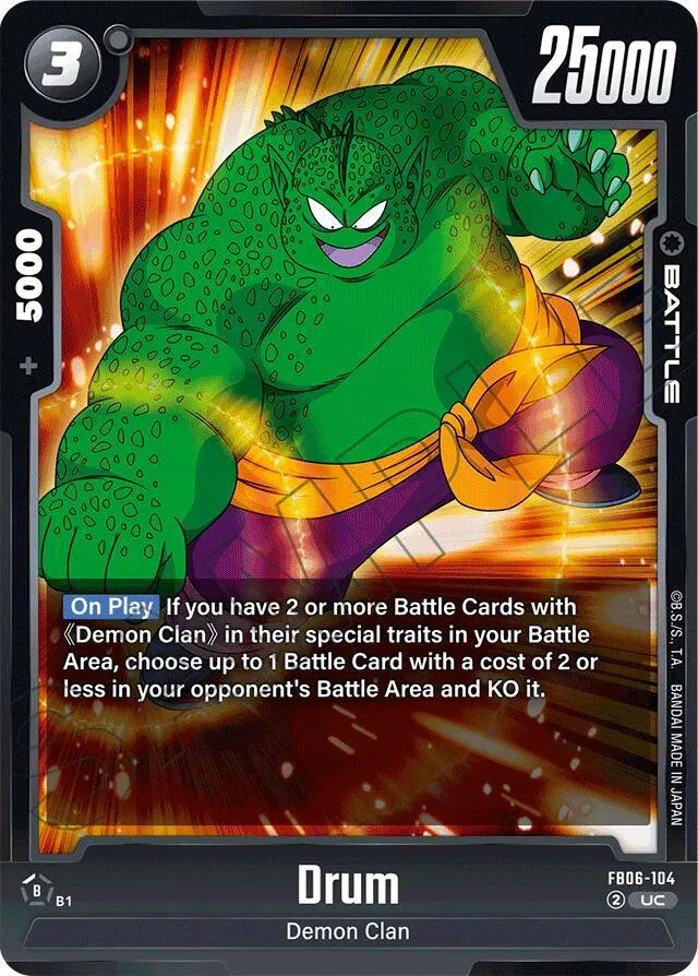 Drum - FB06-104 — Rivals Clash — Dragon Ball Super: Fusion World