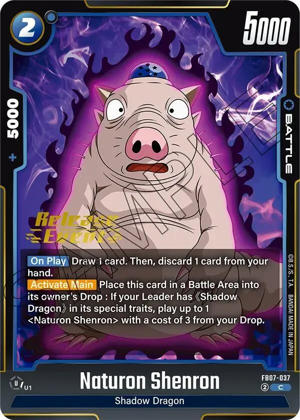 Naturon Shenron - FB07-037 — Wish For Shenron Release Event Cards — Dragon Ball Super: Fusion World