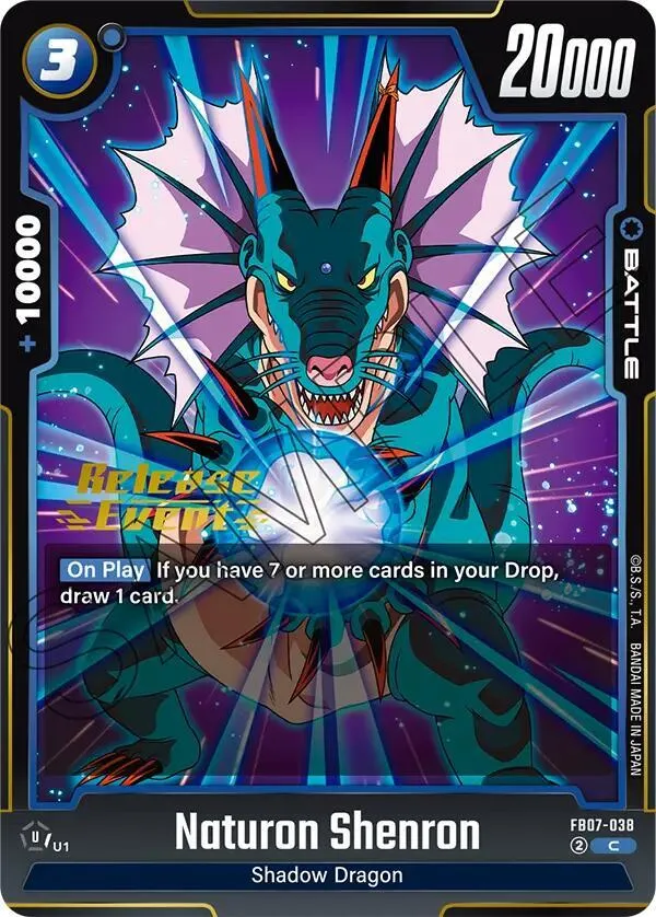 Naturon Shenron - FB07-038 — Wish For Shenron Release Event Cards — Dragon Ball Super: Fusion World