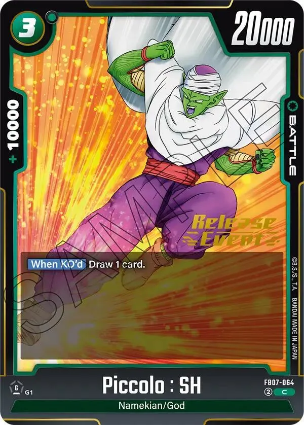 Piccolo : SH - FB07-064 — Wish For Shenron Release Event Cards — Dragon Ball Super: Fusion World