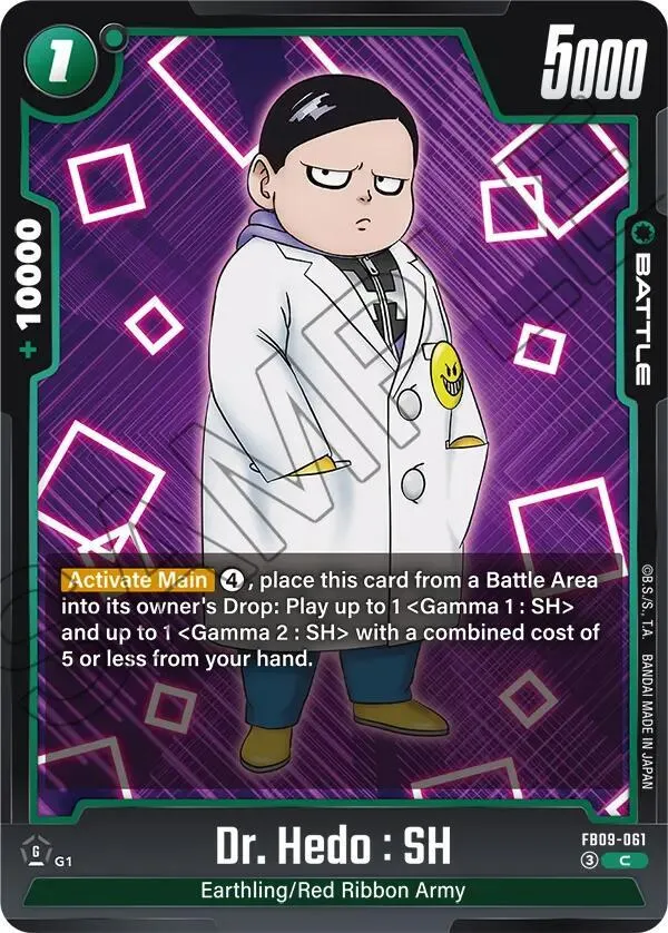 Dr. Hedo : SH — Dual Evolution — Dragon Ball Super: Fusion World