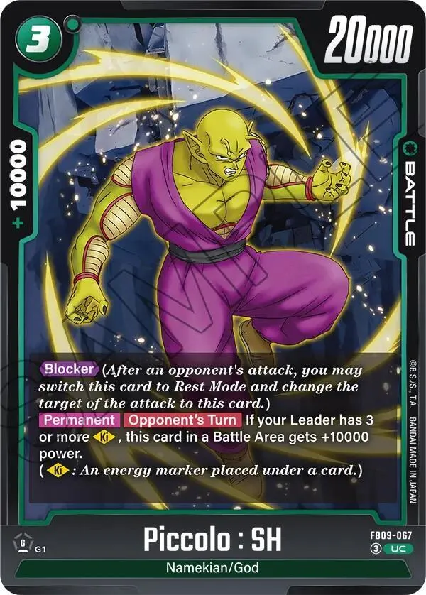 Piccolo : SH - FB09-067 — Dual Evolution — Dragon Ball Super: Fusion World