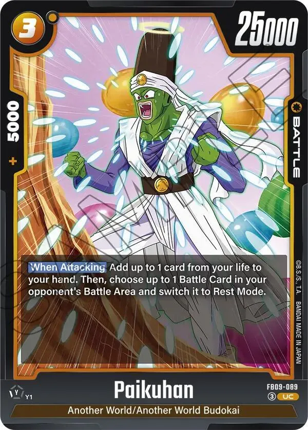 Paikuhan - FB09-089 — Dual Evolution — Dragon Ball Super: Fusion World