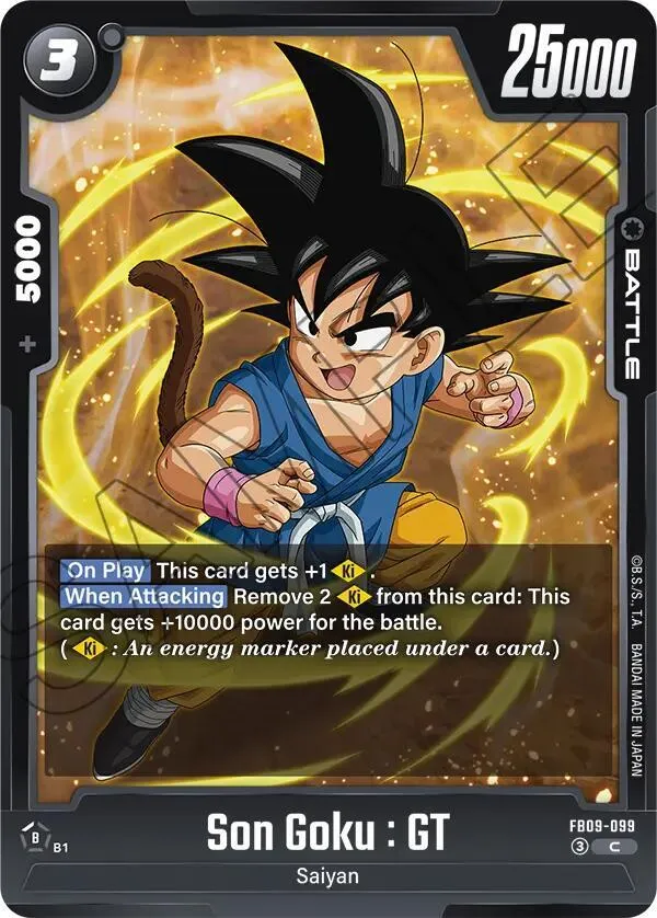 Son Goku : GT - FB09-099 — Dual Evolution — Dragon Ball Super: Fusion World