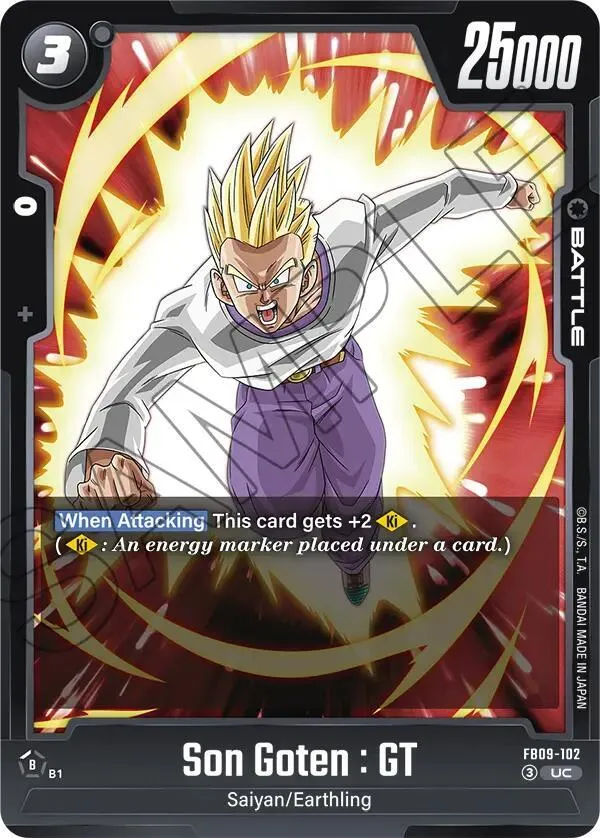 Son Goten : GT - FB09-102 — Dual Evolution — Dragon Ball Super: Fusion World