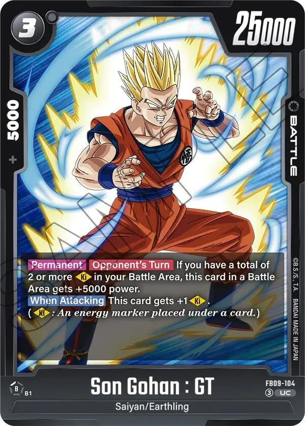 Son Gohan : GT - FB09-104 — Dual Evolution — Dragon Ball Super: Fusion World