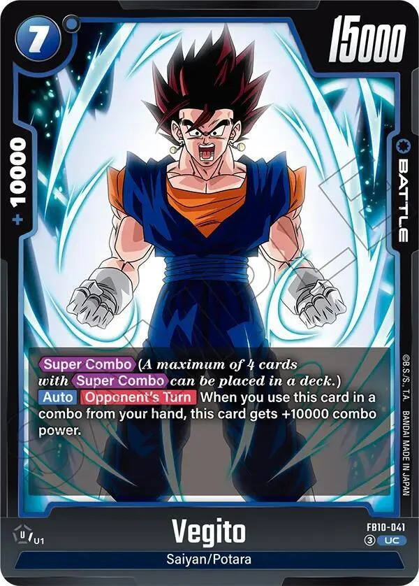 Vegito - FB10-041 — Cross Force — Dragon Ball Super: Fusion World