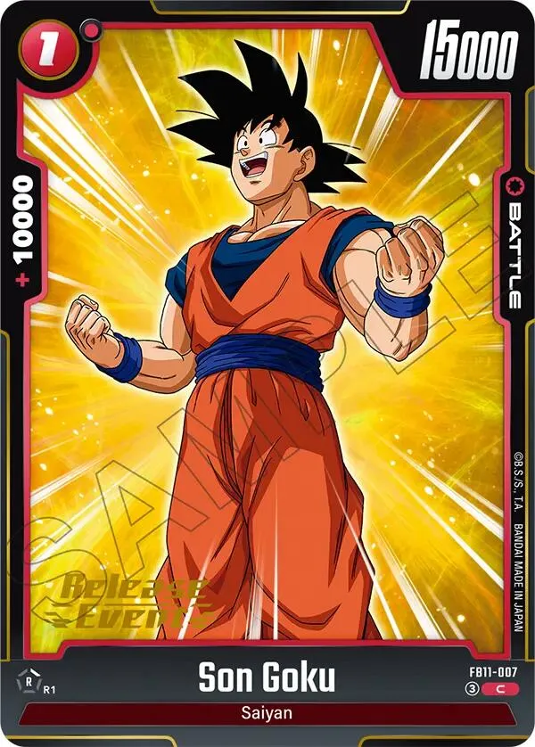 Son Goku - FB11-007 — Brightness of Hope Release Event Cards — Dragon Ball Super: Fusion World