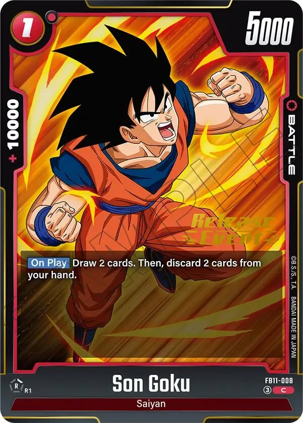 Son Goku - FB11-008 — Brightness of Hope Release Event Cards — Dragon Ball Super: Fusion World