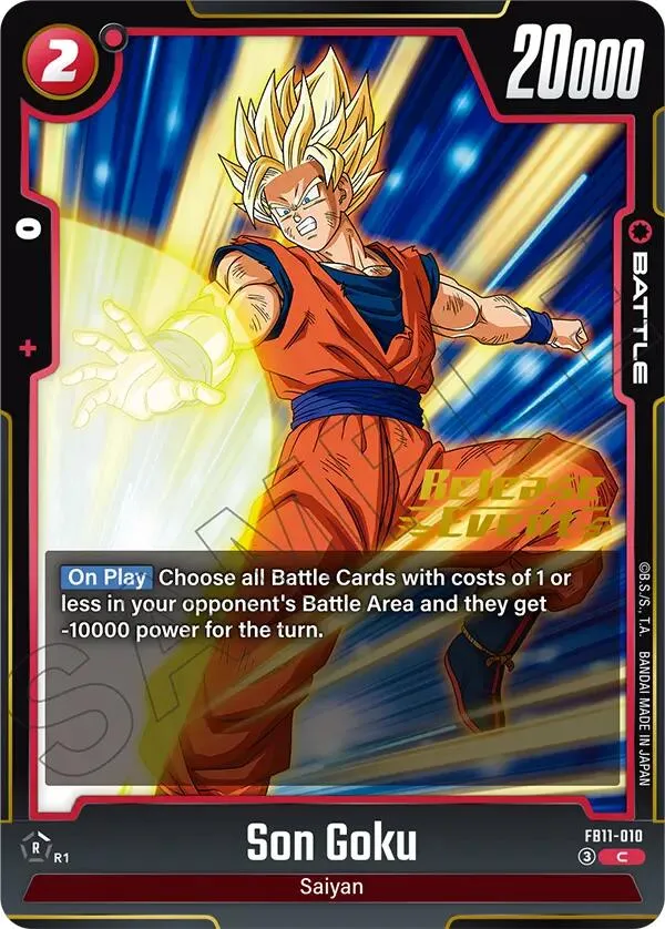 Son Goku - FB11-010 — Brightness of Hope Release Event Cards — Dragon Ball Super: Fusion World