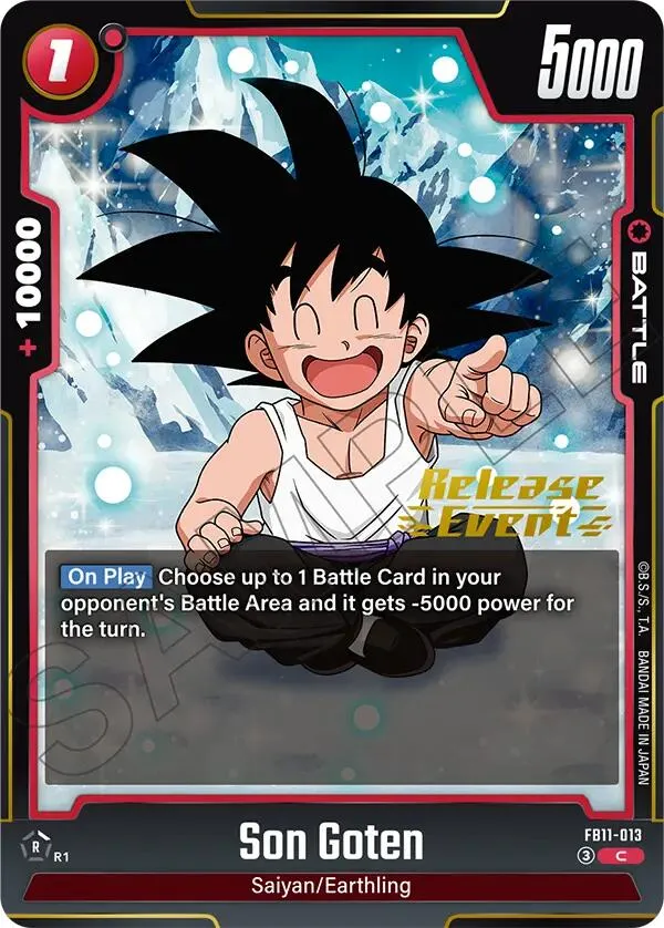 Son Goten - FB11-013 — Brightness of Hope Release Event Cards — Dragon Ball Super: Fusion World