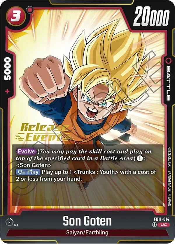 Son Goten - FB11-014 — Brightness of Hope Release Event Cards — Dragon Ball Super: Fusion World