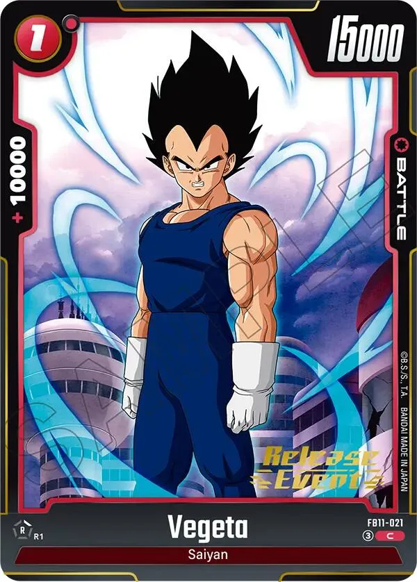 Vegeta - FB11-021 — Brightness of Hope Release Event Cards — Dragon Ball Super: Fusion World