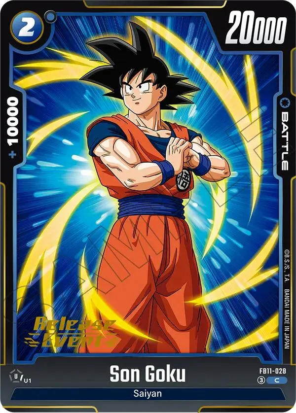 Son Goku - FB11-028 — Brightness of Hope Release Event Cards — Dragon Ball Super: Fusion World