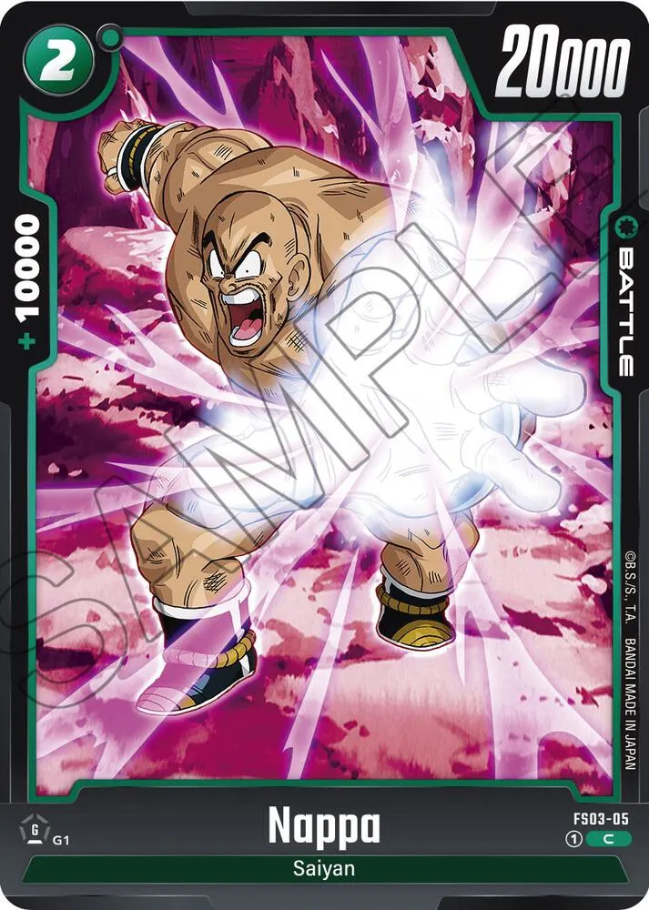Nappa — Starter Deck 3: Broly — Dragon Ball Super: Fusion World