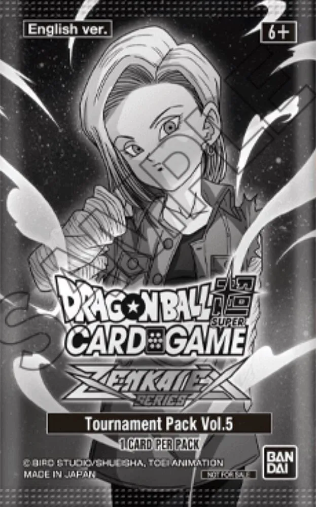 Zenkai Series Tournament Pack Vol.5 — Tournament Promotion Cards — Dragon Ball Super: Masters