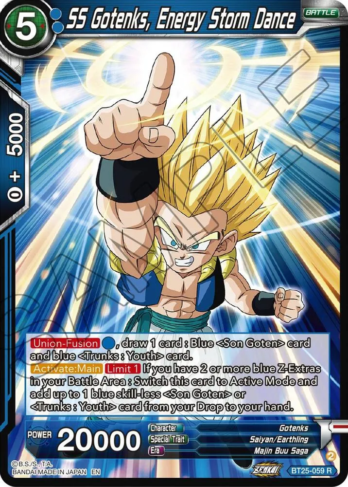 SS Gotenks, Energy Storm Dance — Legend of the Dragon Balls — Dragon Ball Super: Masters