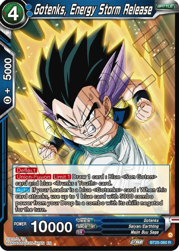Gotenks, Energy Storm Release — Legend of the Dragon Balls — Dragon Ball Super: Masters