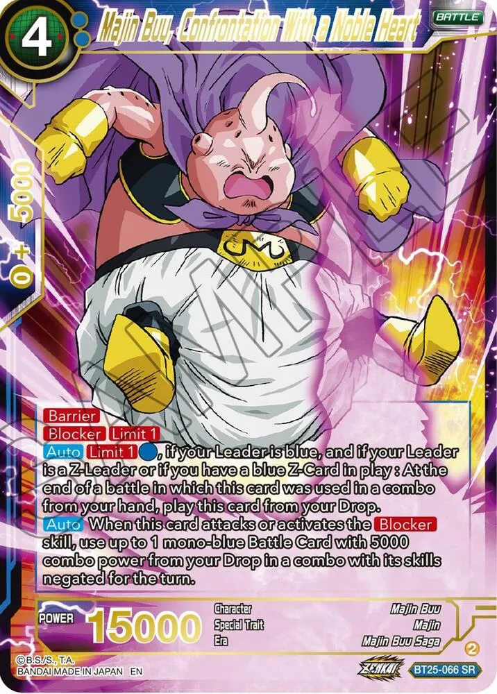 Majin Buu, Confrontation With a Noble Heart — Legend of the Dragon Balls — Dragon Ball Super: Masters