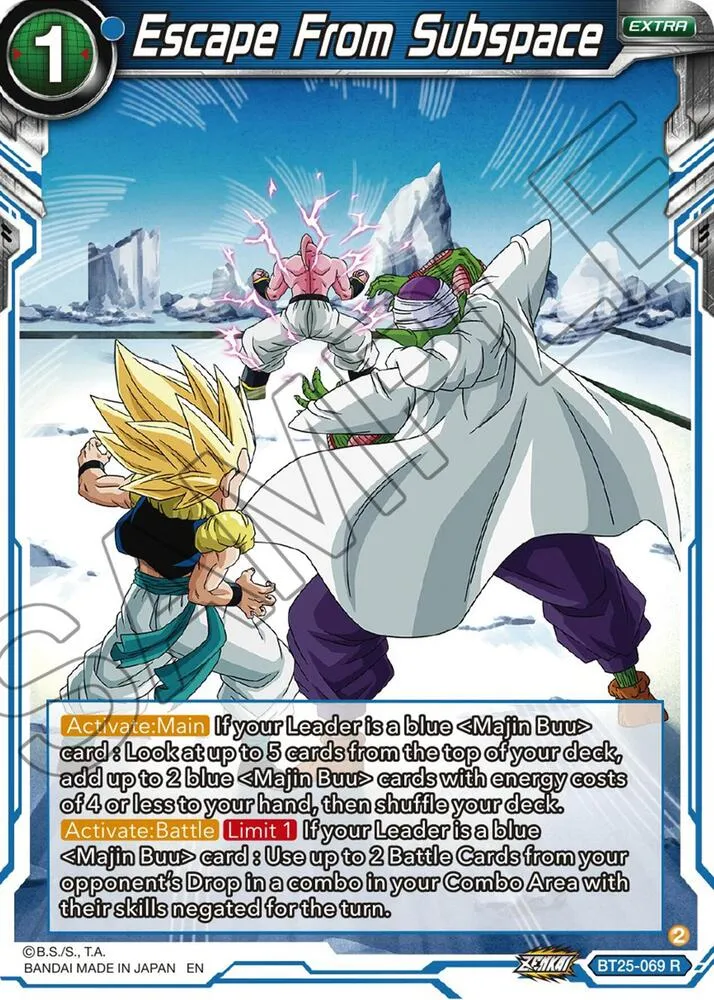 Escape From Subspace — Legend of the Dragon Balls — Dragon Ball Super: Masters