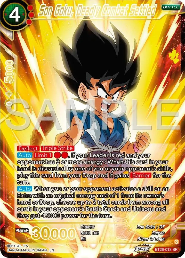 Son Goku, Deadly Combat Settled — Ultimate Advent — Dragon Ball Super: Masters