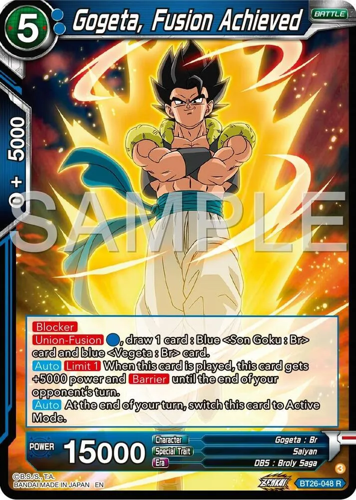 Gogeta, Fusion Achieved — Ultimate Advent — Dragon Ball Super: Masters
