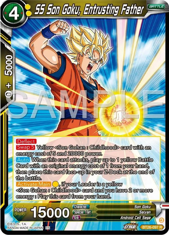 SS Son Goku, Entrusting Father — Ultimate Advent — Dragon Ball Super: Masters