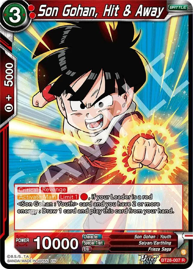 Son Gohan, Hit & Away — Prismatic Clash — Dragon Ball Super: Masters