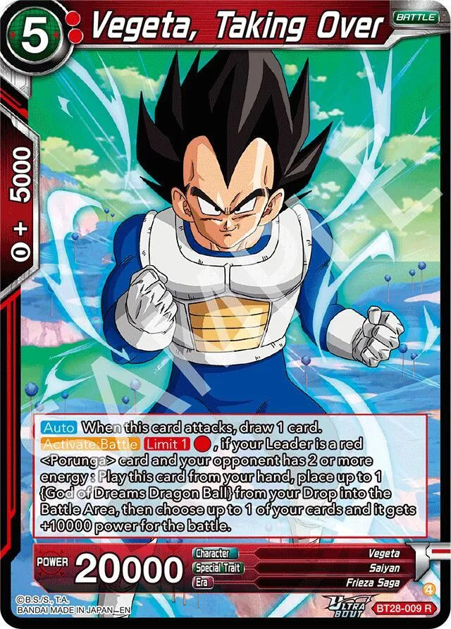 Vegeta, Taking Over — Prismatic Clash — Dragon Ball Super: Masters