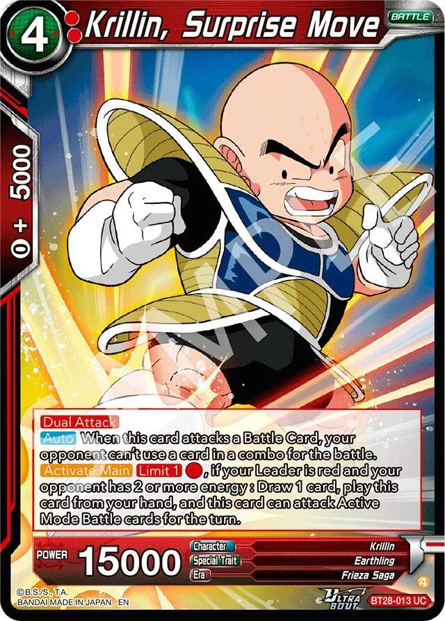 Krillin, Surprise Move from Prismatic Clash - Dragon Ball Super: Masters
