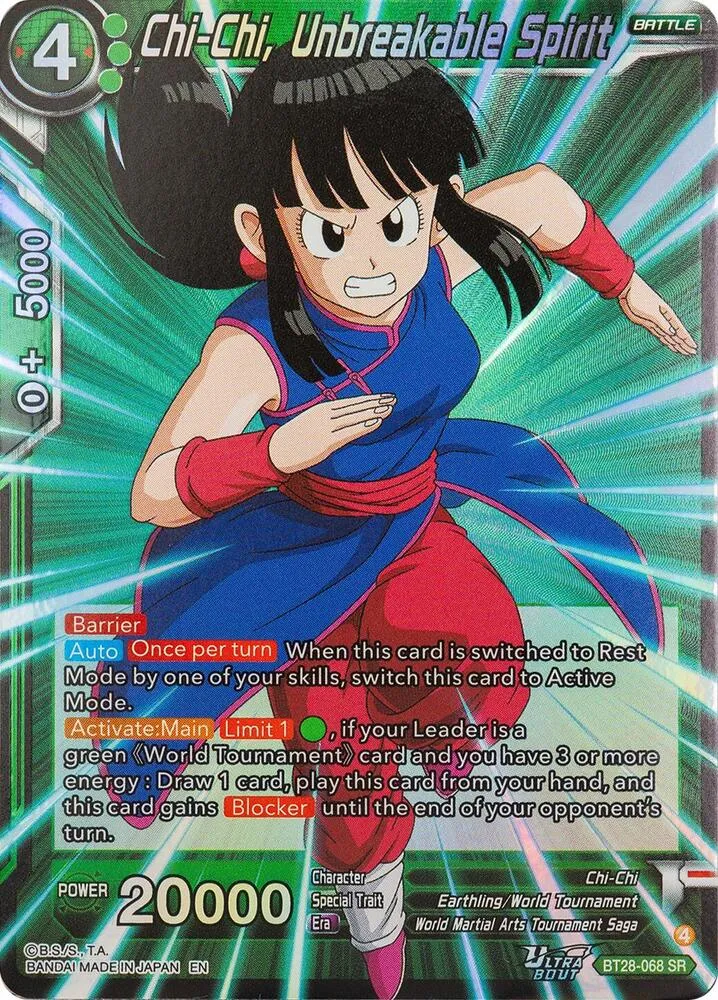 Chi-Chi, Unbreakable Spirit — Prismatic Clash — Dragon Ball Super: Masters