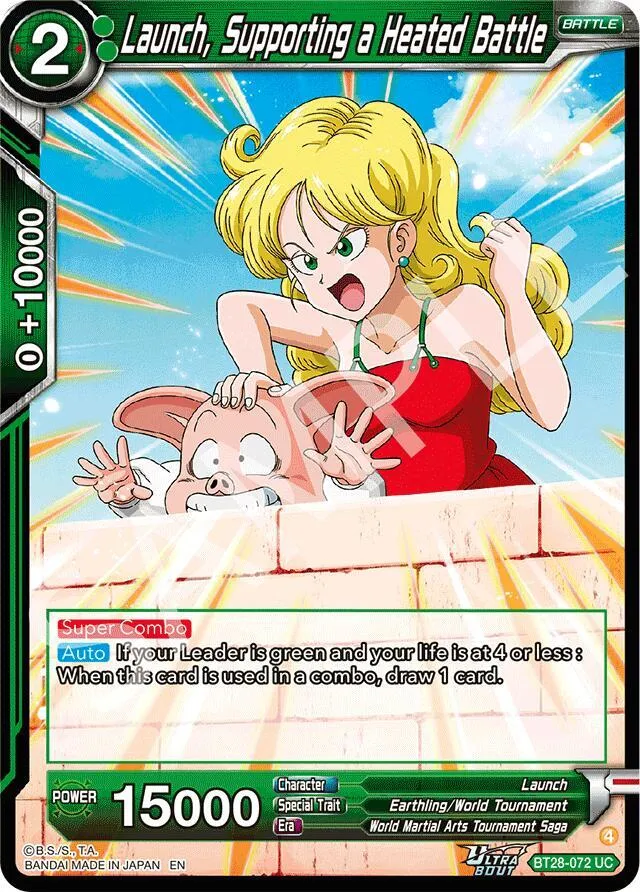 Launch, Supporting a Heated Battle from Prismatic Clash - Dragon Ball Super: Masters